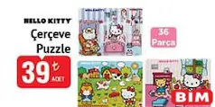 HELLO KİTTY ÇERÇEVE PUZZLE 36 PARÇA fiyat ve kampanya bilgisi